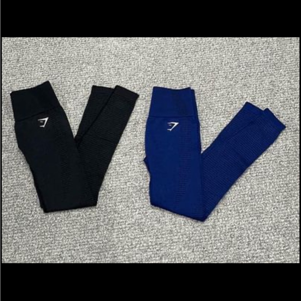 Black and Blue Gymshark Pants XS